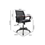 Silla-Ergonomica-de-Oficina-Oskar-Base-de-Nylon---Sistema Basculante