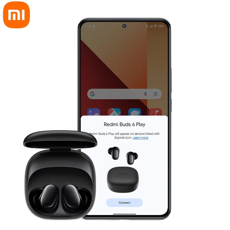 Audifonos-Xiaomi-Redmi-Buds-6-Play-BT54-36hrs---Negro
