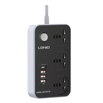 Supresor-De-Picos-Extension-LDNIO-3-Tomas-Universales-3-USB-A-y-1USB-C