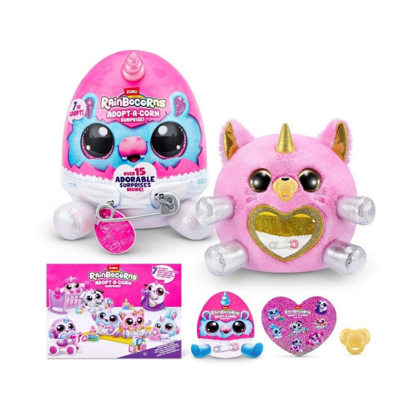 Rainbocorns-Peluche-Animal-Bebe-Sorpresa-Surtido