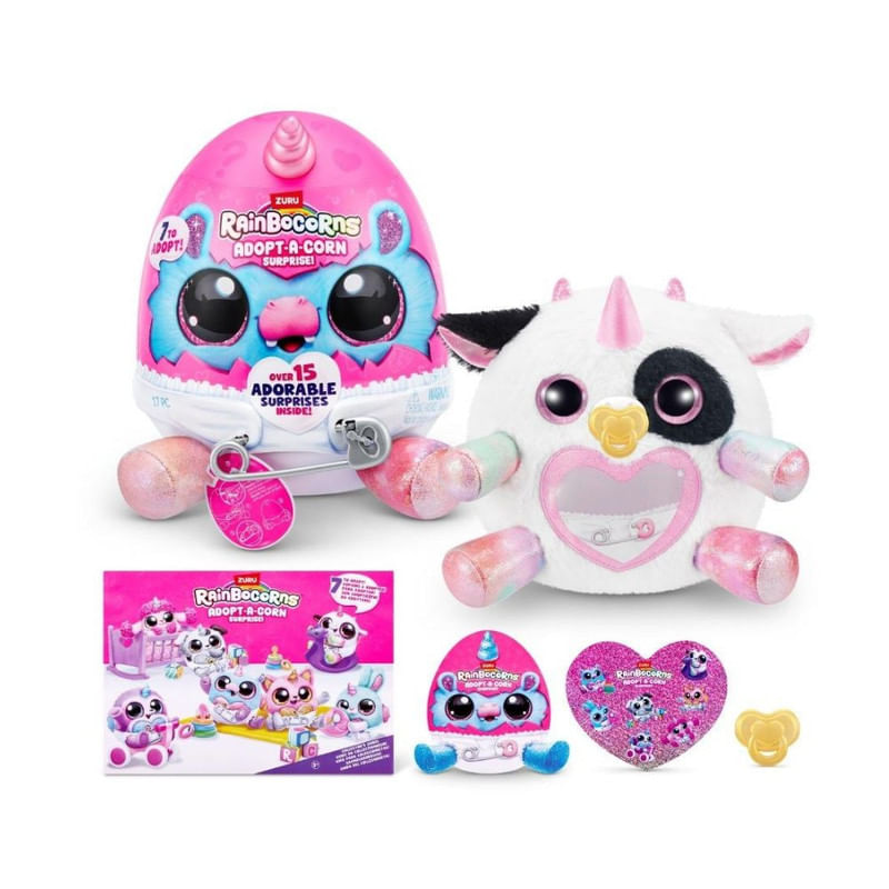 Rainbocorns-Peluche-Animal-Bebe-Sorpresa-Surtido