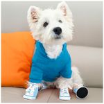 Zapatos-para-Perros-Mascotas-Antideslizante-Celeste-Talla-5-JJ3