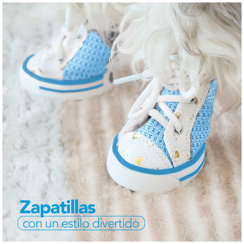Zapatos-para-Perros-Mascotas-Antideslizante-Celeste-Talla-5-JJ3