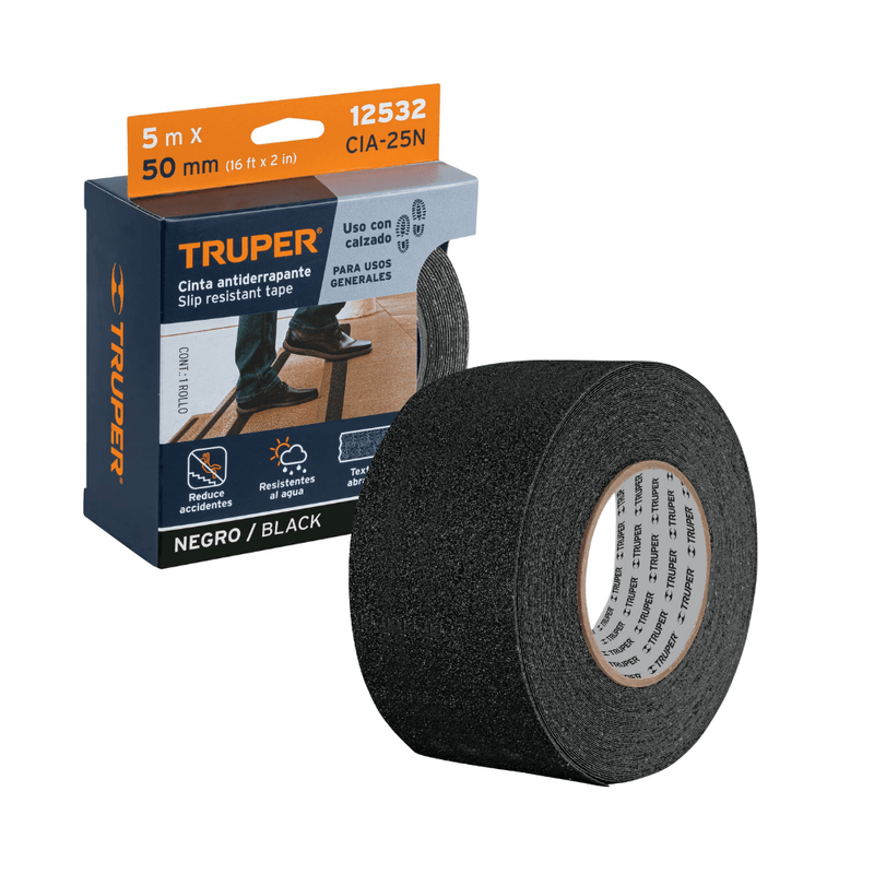Cinta-Antideslizante-Antiderrapante-Negro-5M-Truper-CIA-25N