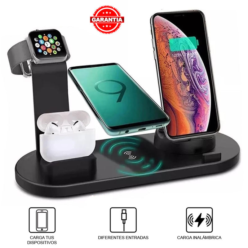 Cargador-inalambrico-4-en-1-para-celulares-Iphone-Android-Apple-watch-y-Audifonos