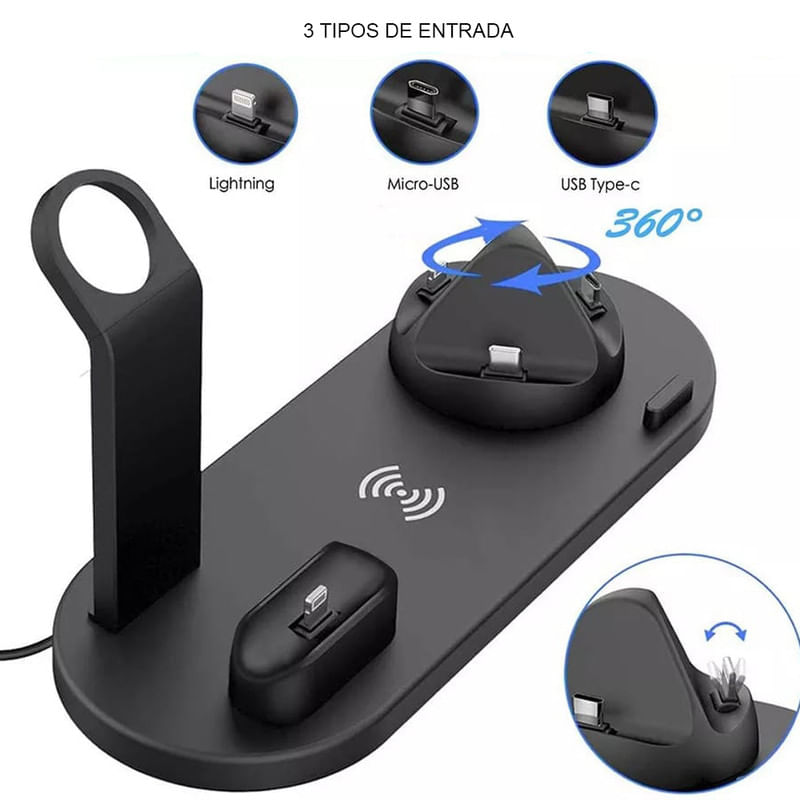 Cargador-inalambrico-4-en-1-para-celulares-Iphone-Android-Apple-watch-y-Audifonos