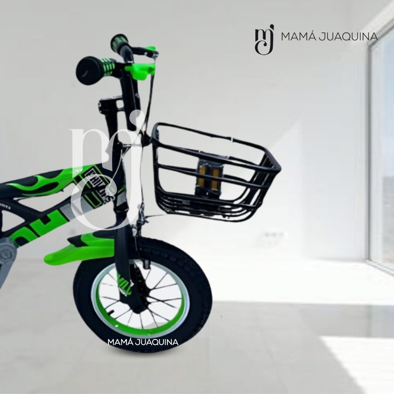 Bicicleta-para-niños-Aro-16-«GUNGOR»-Verde