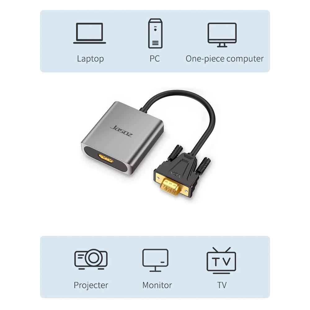 Pc Monitor Adaptador Vga A Hdmi Opiniones Pack Adaptador VGA Macho