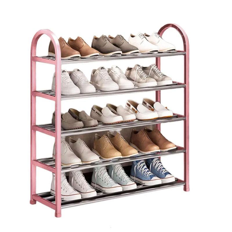 zapatera-5-niveles-organizador-de-zapatos-y-calzados---Rosa