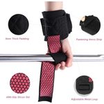 Straps-Levantamiento-De-Pesas-Antideslizantes-Con-Muñequera