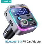 JOYROOM-Transmisor-FM-Bluetooth-53-para-automovil-y-Cargador-hasta-48W