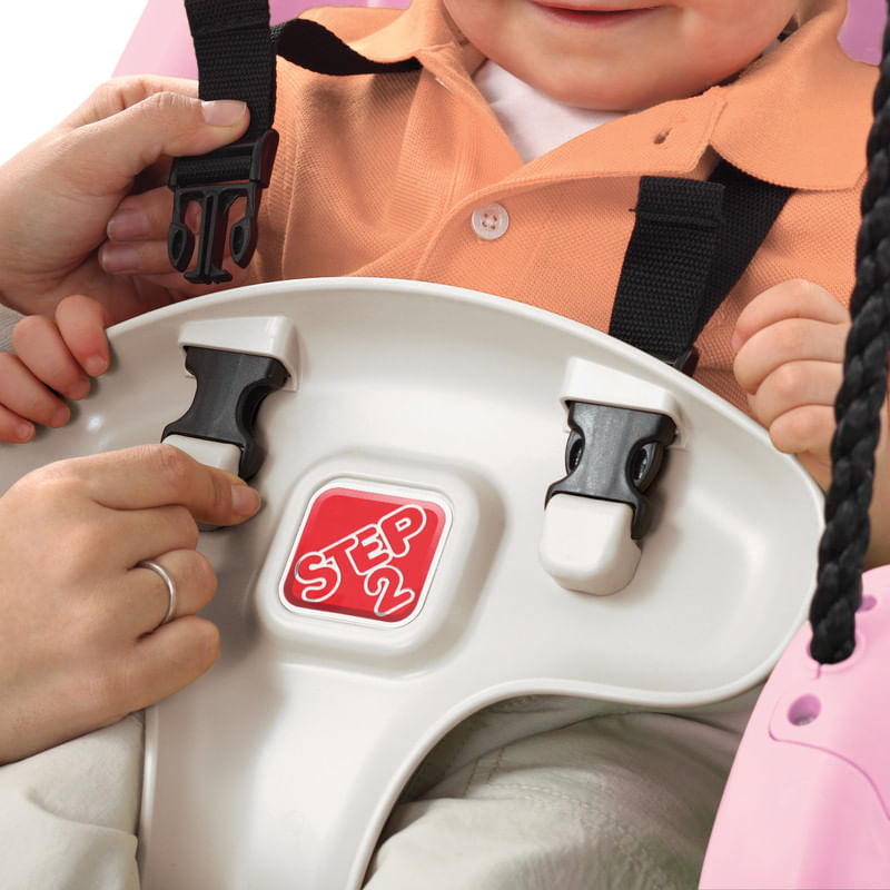 Columpio-para-niños-pequeños-STEP-2-Rosado