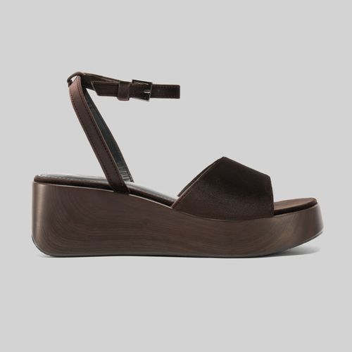 Sandalias Malabar Mujer Madera Marron