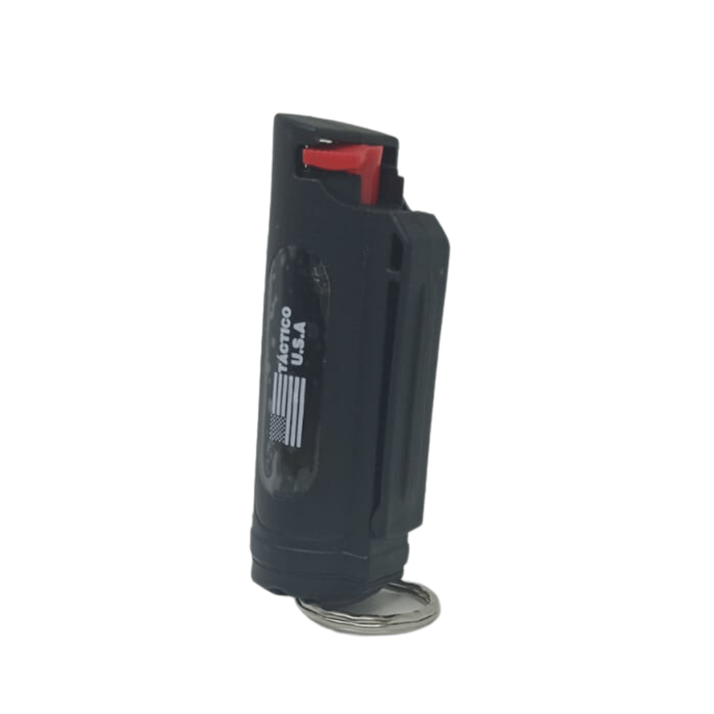 Gas-Pimienta-20-ml-Aerosol-Tipo-Llavero-Portable-Defensa-Personal-Negro