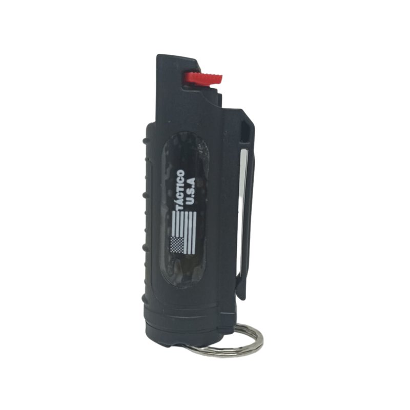 Gas-Pimienta-20-ml-Aerosol-Tipo-Llavero-Portable-Defensa-Personal-Negro