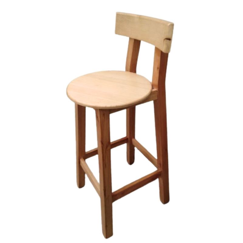 Silla-bar-alta-de-madera-Pino-en-natural