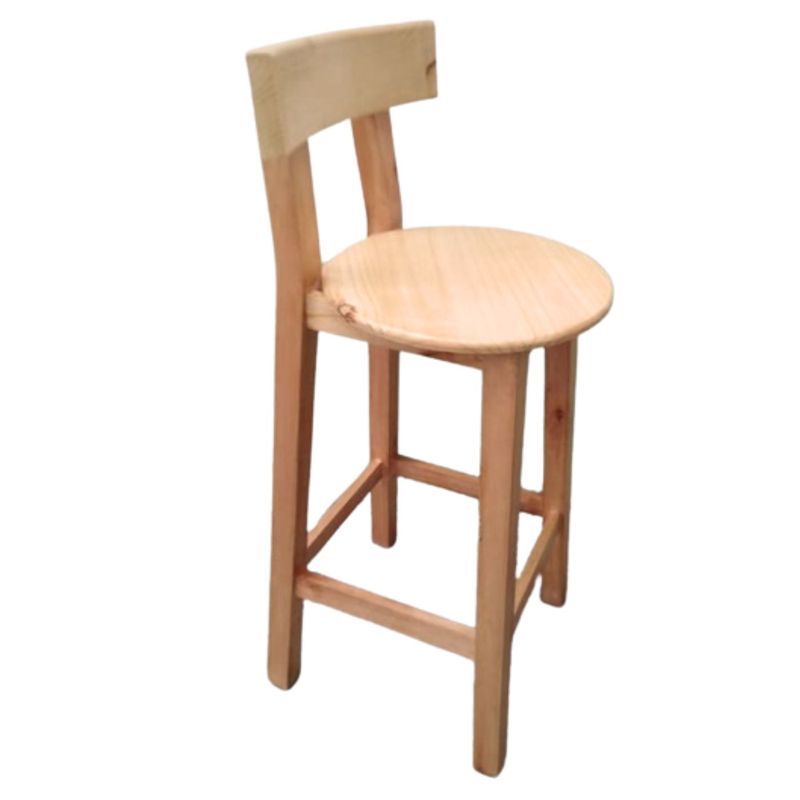 Silla-bar-alta-de-madera-Pino-en-natural