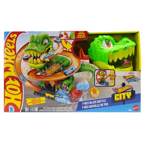 T-Rex Vs Bomberos 1Un Jbm73 HOT WHEELS