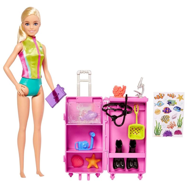 BARBIE PROFESIONES BIOLOGA MARINA CON ACCESORIOS Shopstar