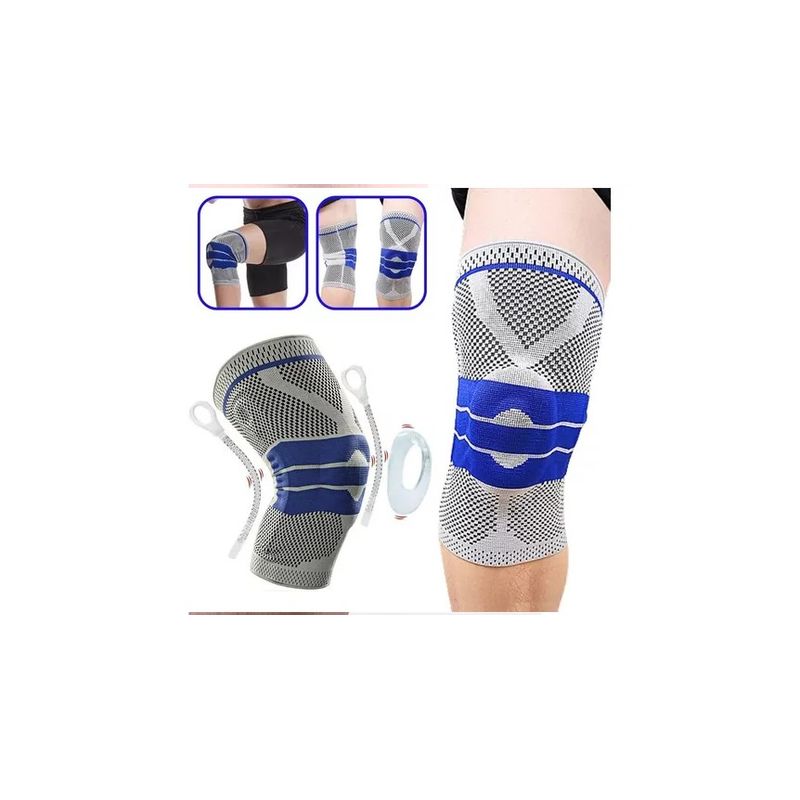 Rodillera-de-compresion-anillo-Gel-de-silicona-flexible
