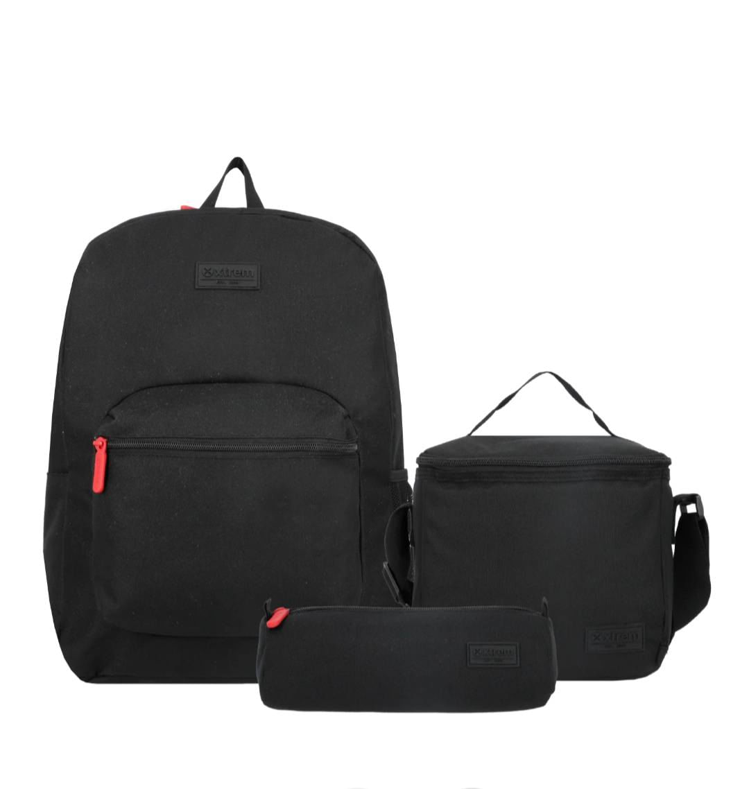 MOCHILA TRI PACK XTREM BLACK RED