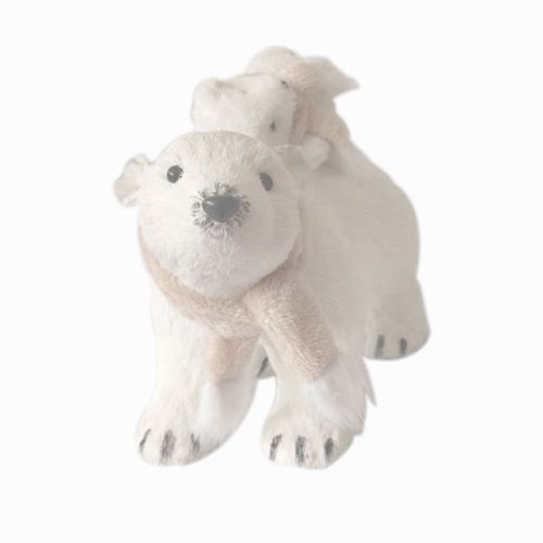 Oso Echado Con Hijo 26 Cm