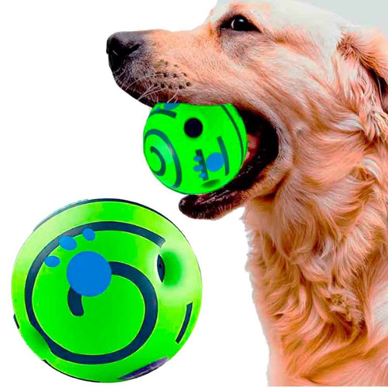 Pelota-para-Perros-de-Goma-con-Sonido-Verde-wobble