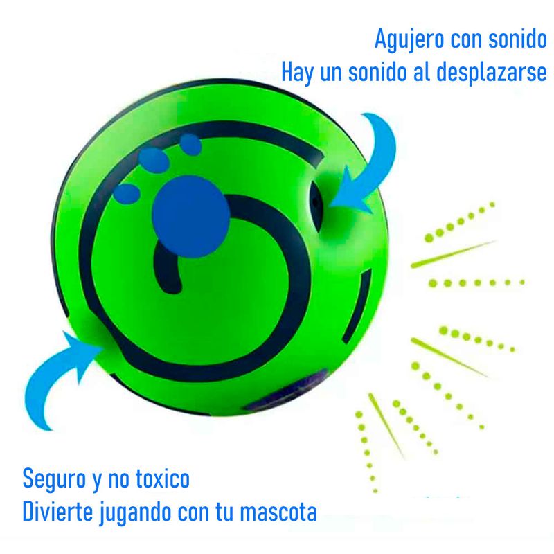 Pelota-para-Perros-de-Goma-con-Sonido-Verde-wobble