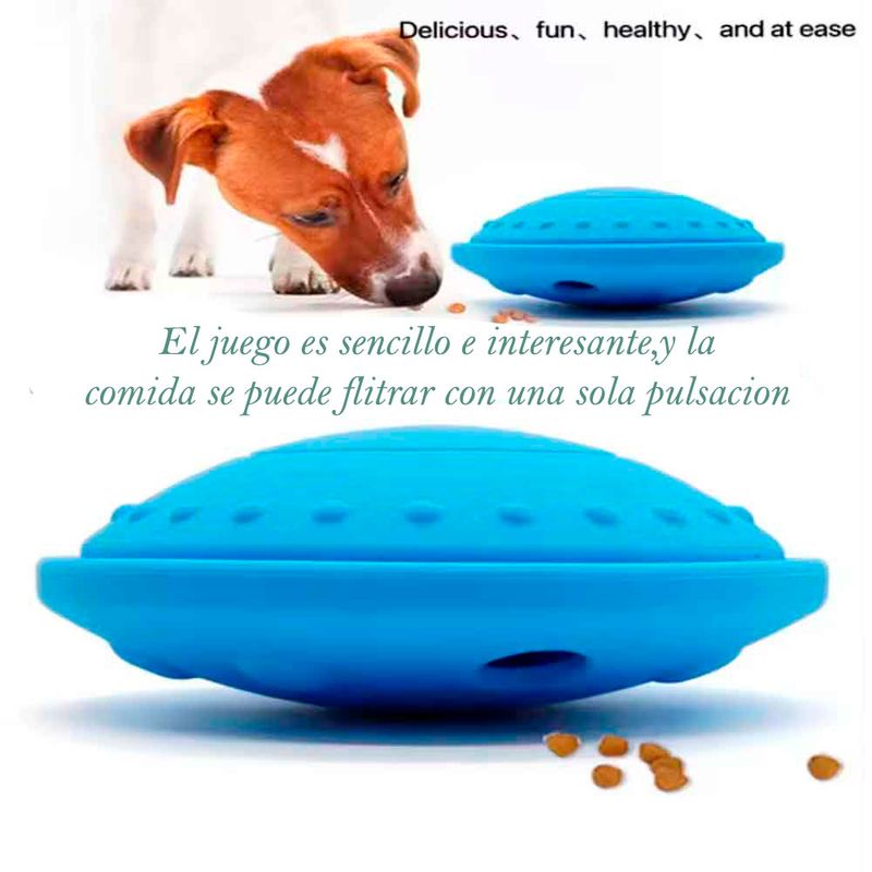 Disco-Dispensador-de-Comida-para-Perros-y-Gatos-de-Goma-Azul
