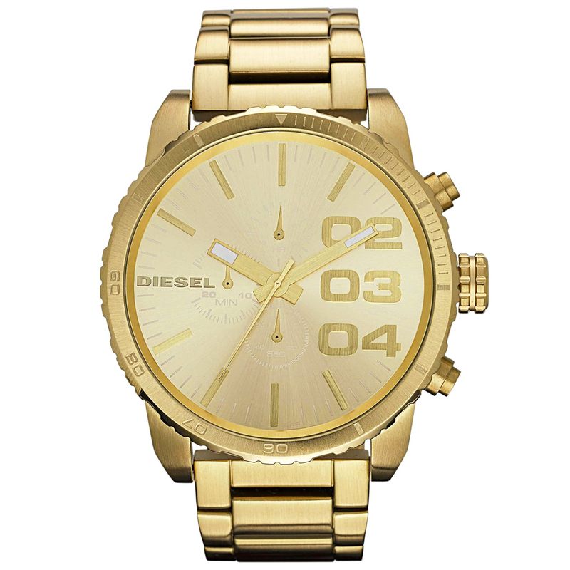 Reloj Diesel Double Down DZ4268 Para Hombre Cronómetro Acero