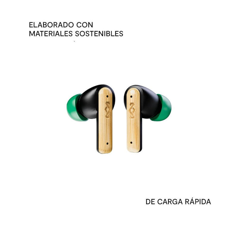 Pack x Audífonos Bluetooth House of Marley Little Bird