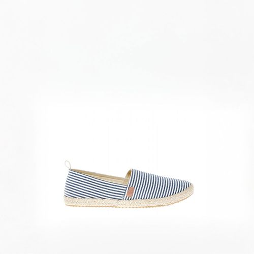 Zapatos Casuales Hombre Sfera Esparteña Rayas Azul