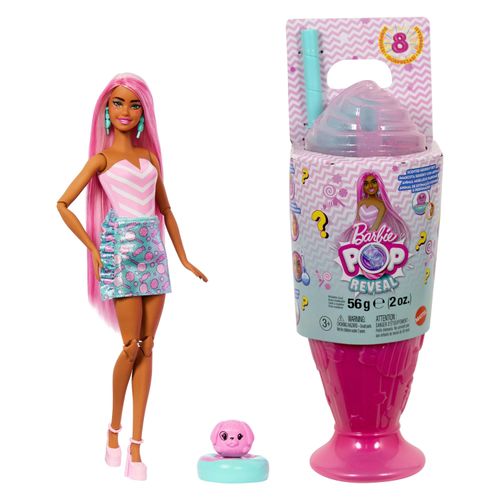 Muñeca Barbie Pop Reveal Dulces Sorpresas Caramelos Rosado