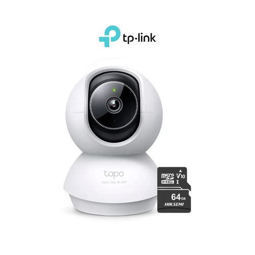 Cámara de seguridad Tapo C230 3K 5MP + Micro SD 64GB para interior