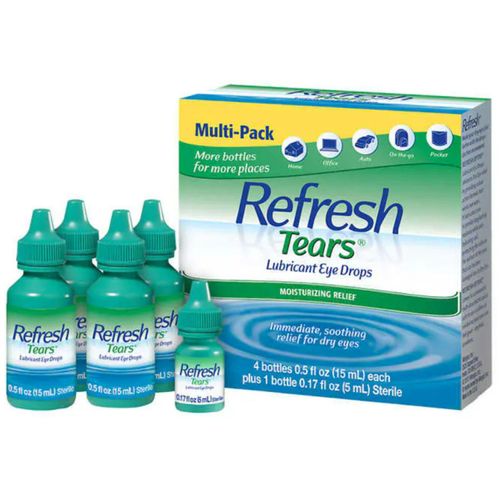 Gotas lubricantes para ojos Refresh Plus Packx5