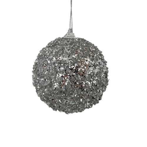 Bola Plateada 8 Cm