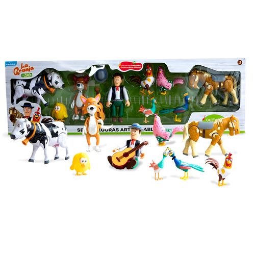 Set de Figuras Articulables La Granja de Zenón 10 Piezas GZM-10