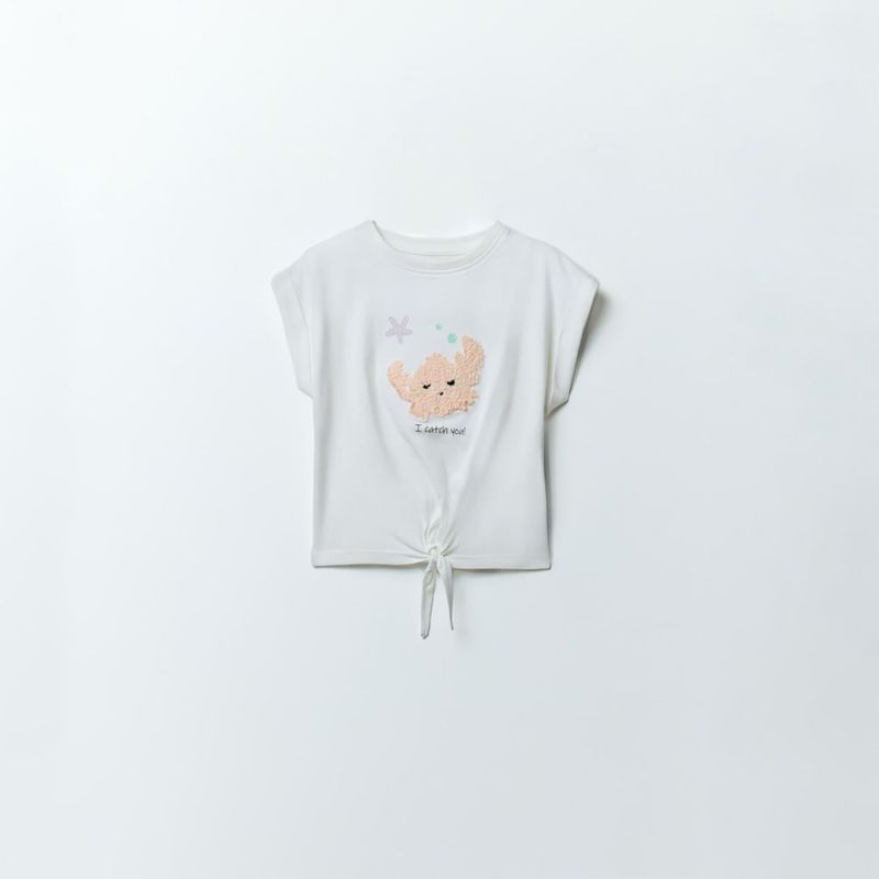Polo Beba Sfera Cangrejita Nudo Blanco Shopstar