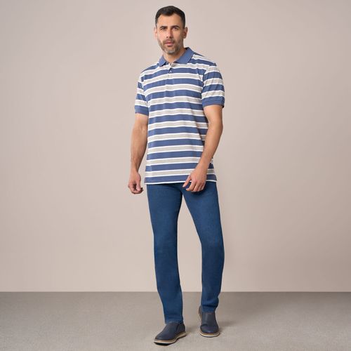 Polo Hombre Madison Pique Rayas