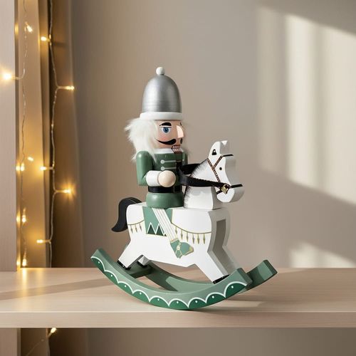 Caballo con cascanueces 30cm Cuentos del Bosque Orange