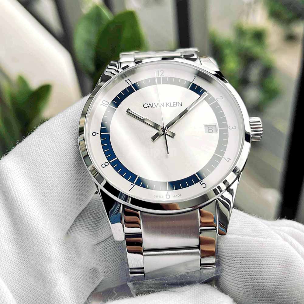Reloj Calvin Klein Completion KAM21146 Suizo Zafiro Fecha Acero