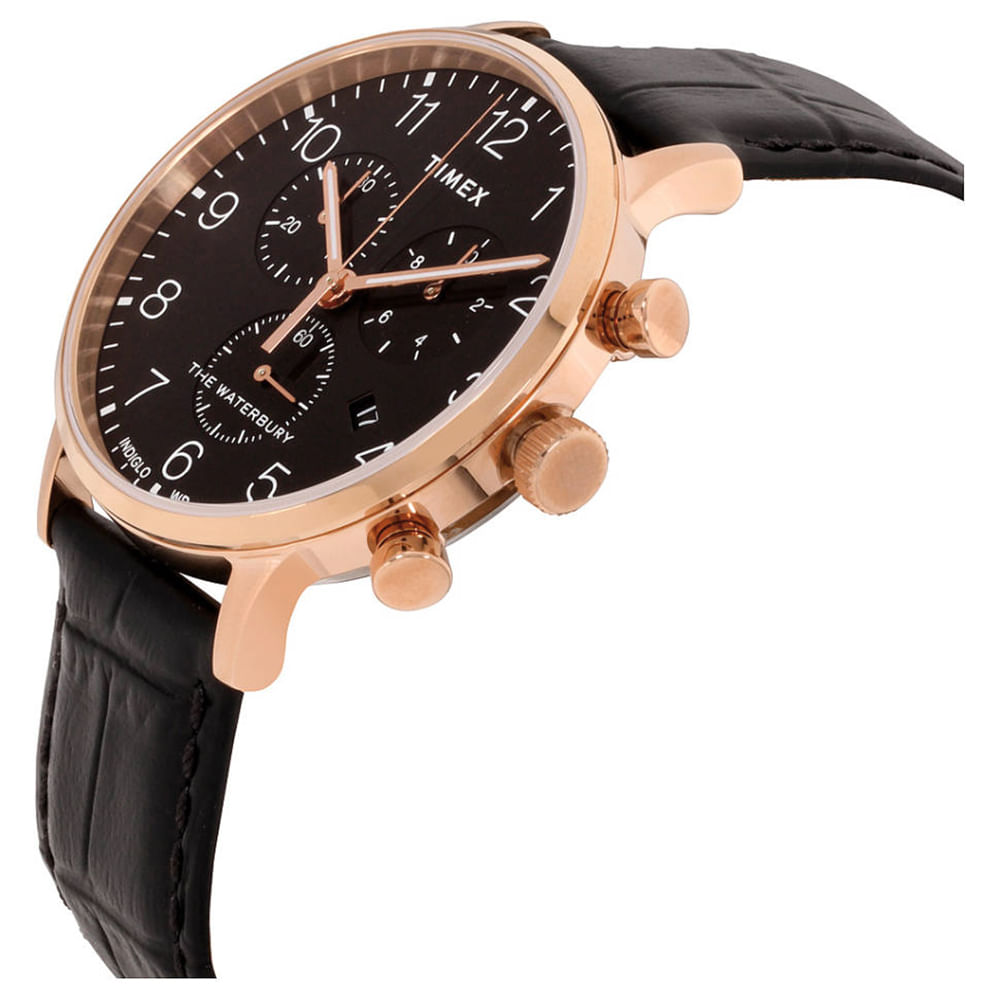 Reloj Timex Waterbury TW2R72000 Luz de Fondo Indiglo Fecha Cronómetro ...