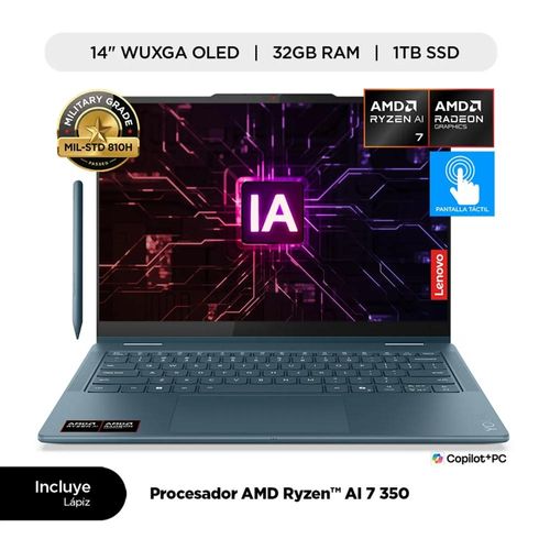 Laptop Lenovo Yoga 7 2 en 1 Amd Ryzen 7 32GB 1TB