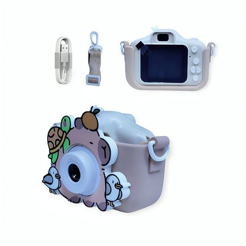 Mini Cámara Digital Recargable con Protector para Niños