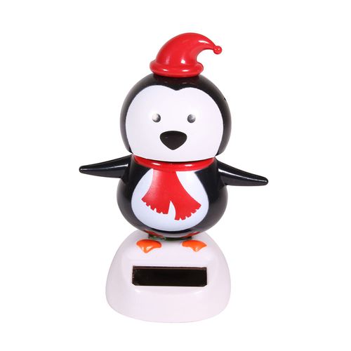 Muñeco bailarín Solar pinguino navidad