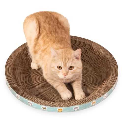Cama Rascador Circular para Gato Corrugado 40 cm