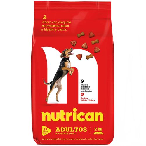 Comida para Perros NUTRICAN Adultos Bolsa 2Kg