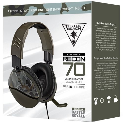 Headset On Ear TURTLE BEACH RECON 70 Verde Camo