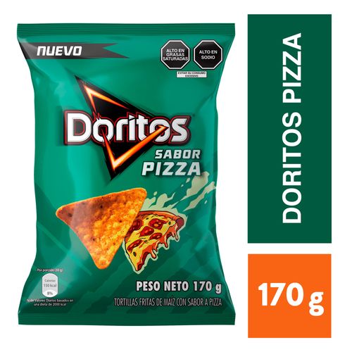 Tortillas de Maíz DORITOS Sabor Pizza Bolsa 170g