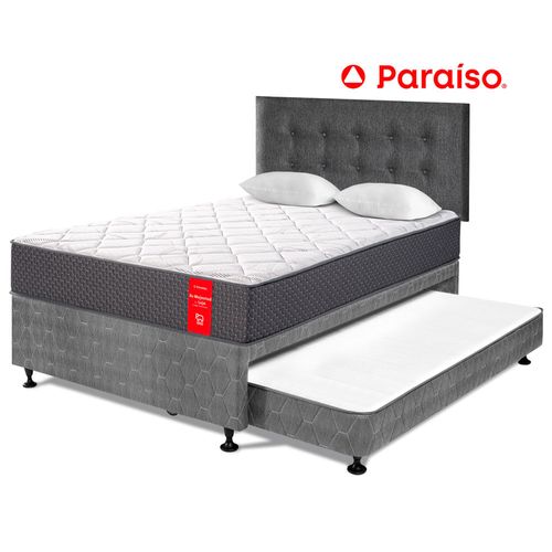 Dormitorio Divan Su Majestad De Lujo 2 Plazas Charcoal